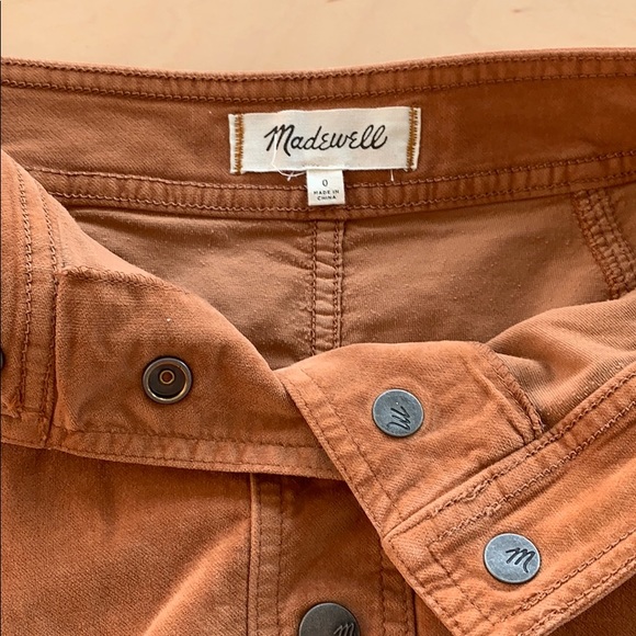 Madewell Camel Snap front Skirt - Picture 4 of 8